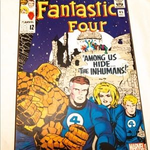 Fantastic four wood sign